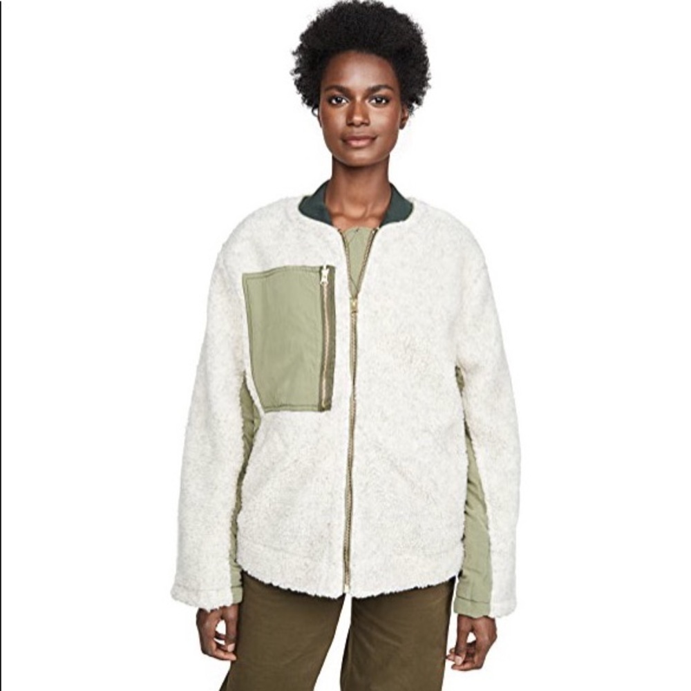 Free People Rivington Sherpa Jacket L - Picture 2 of 13